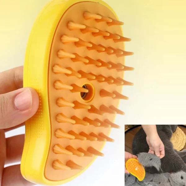 ?Cat Steamy Brush-?3 In1 Spray Cat Brush